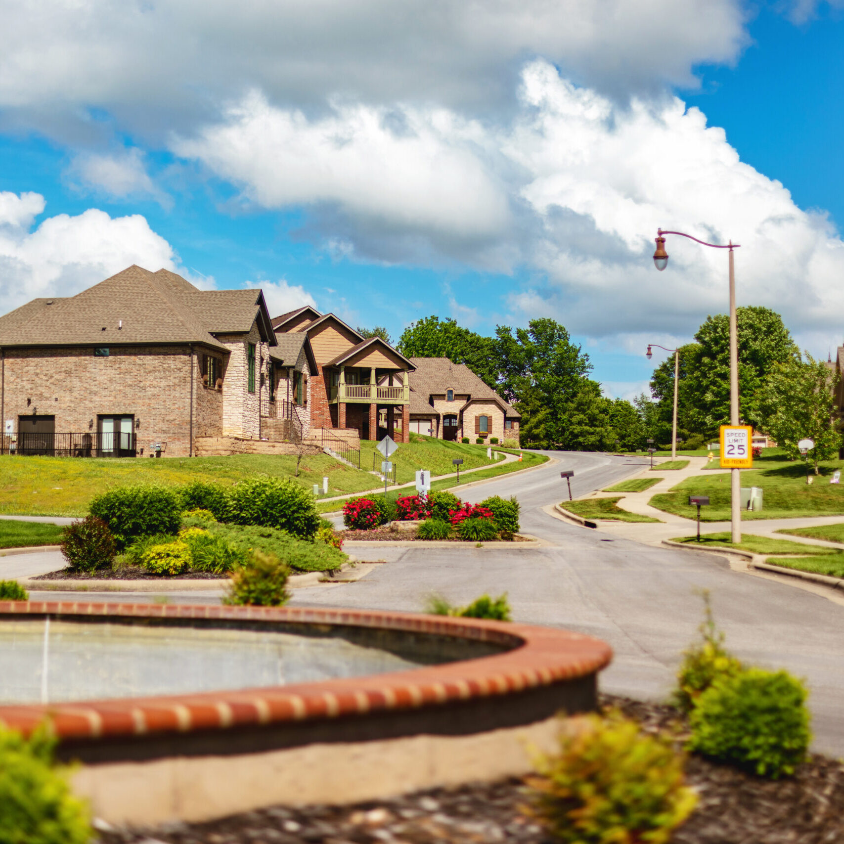 Midwest United States Homes, Apartments and Townhomes Residential Housing both Single and Multiple Dwellings in Springtime Photo Series